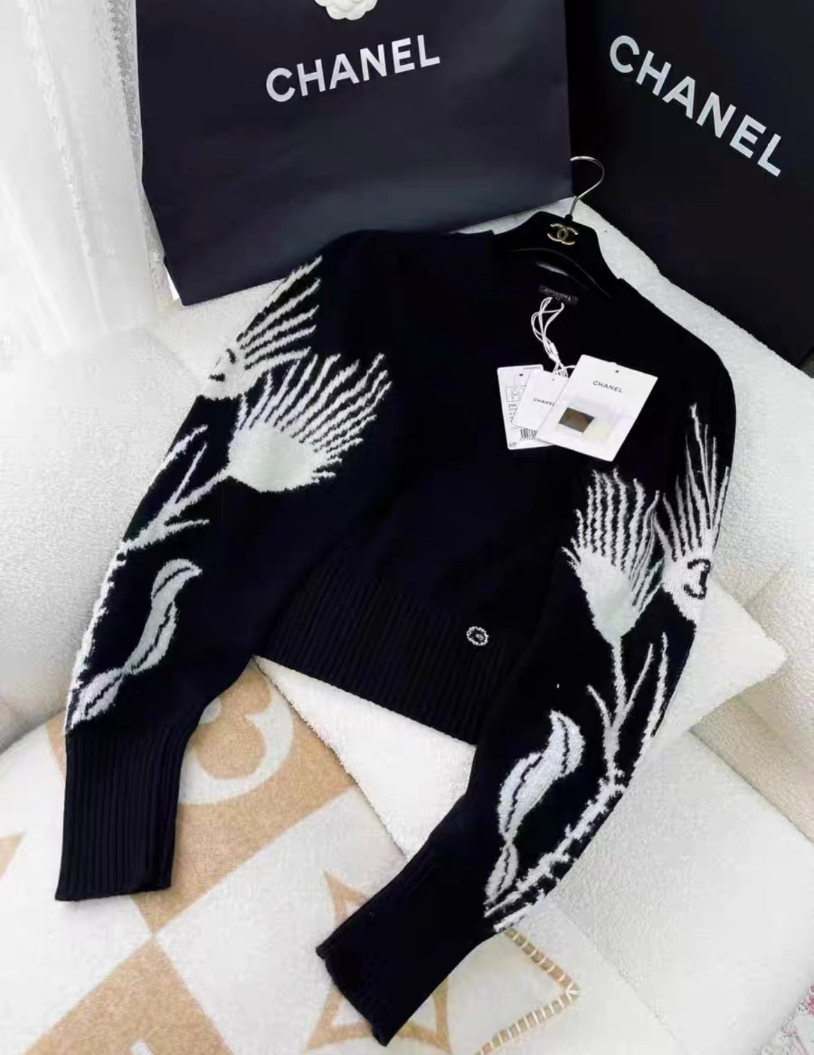 CHANEL 21A CASHMERE/ SILK Sweater size 34 – Wararni.com