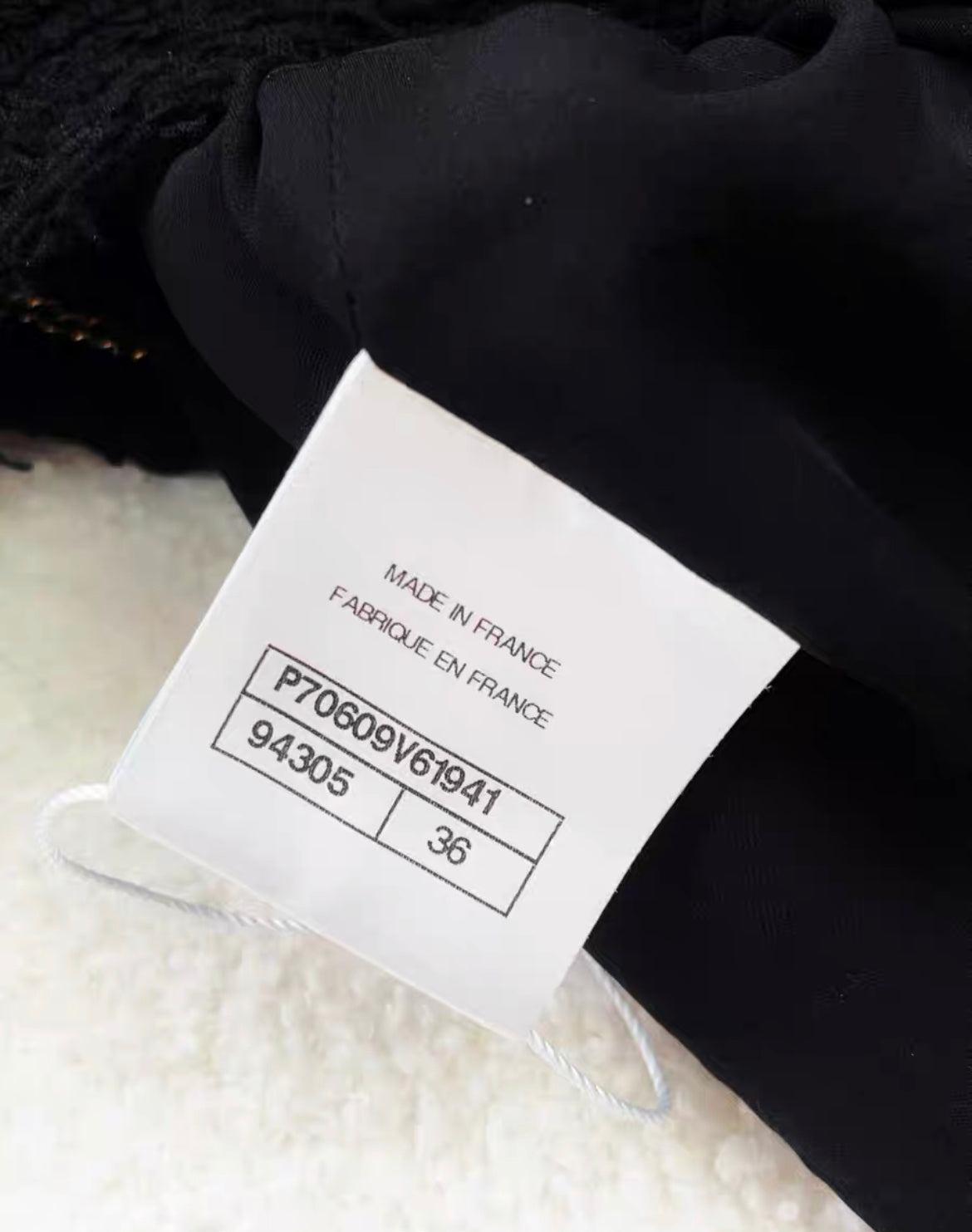 Chanel 21S Black Tweeted vest Jacket size 36