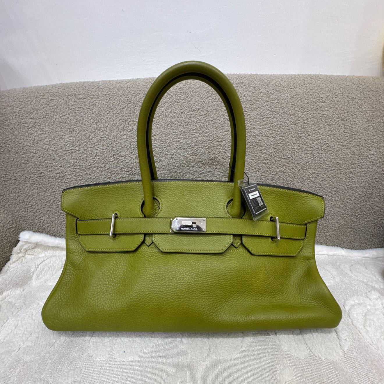 Hermes JPG Birkin Shoulder Green palladium hardware