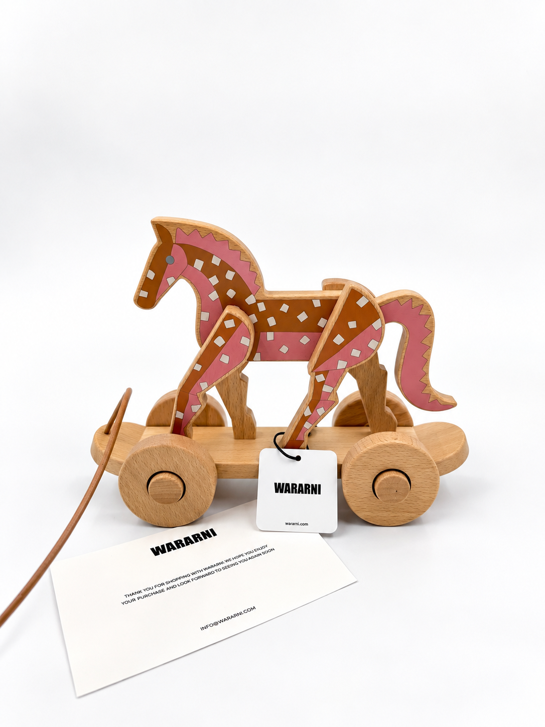 Hermès Epopee pull-along horse with rope