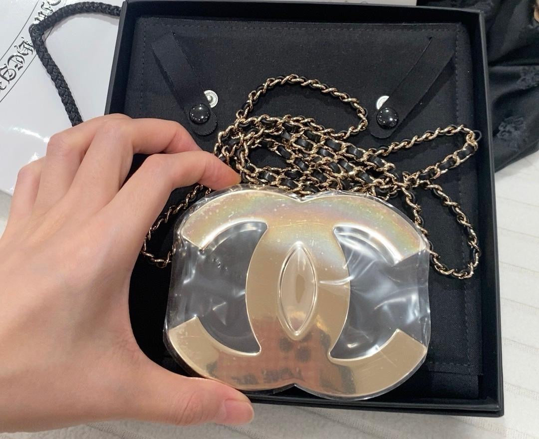 Chanel Cruise 2024/25 Cruise CC Logo Long Necklace Clutch