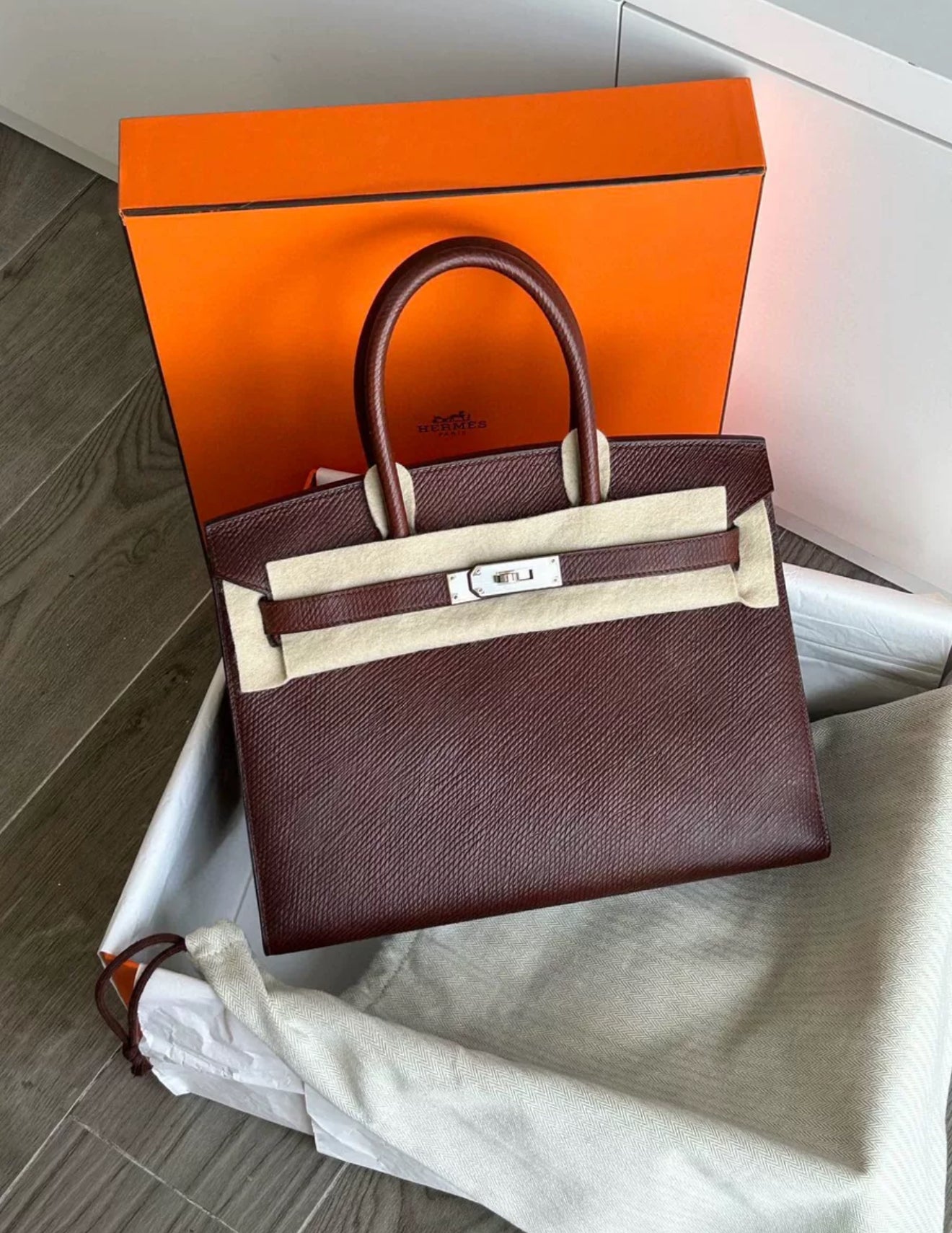 Hermès Birkin 30 Volynka Sellier Palladium Hardware – Wararni.com