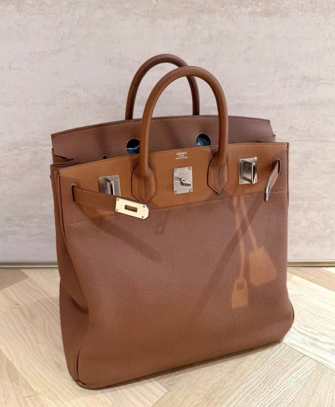 Hermès Birkin HAC 40 Coupe De Soleil gold Togo leather palladium hardware