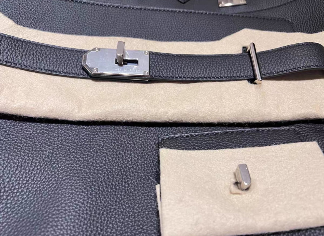 Hermes Birkin HAC 50 Multipocket Togo Leather Palladium Hardware