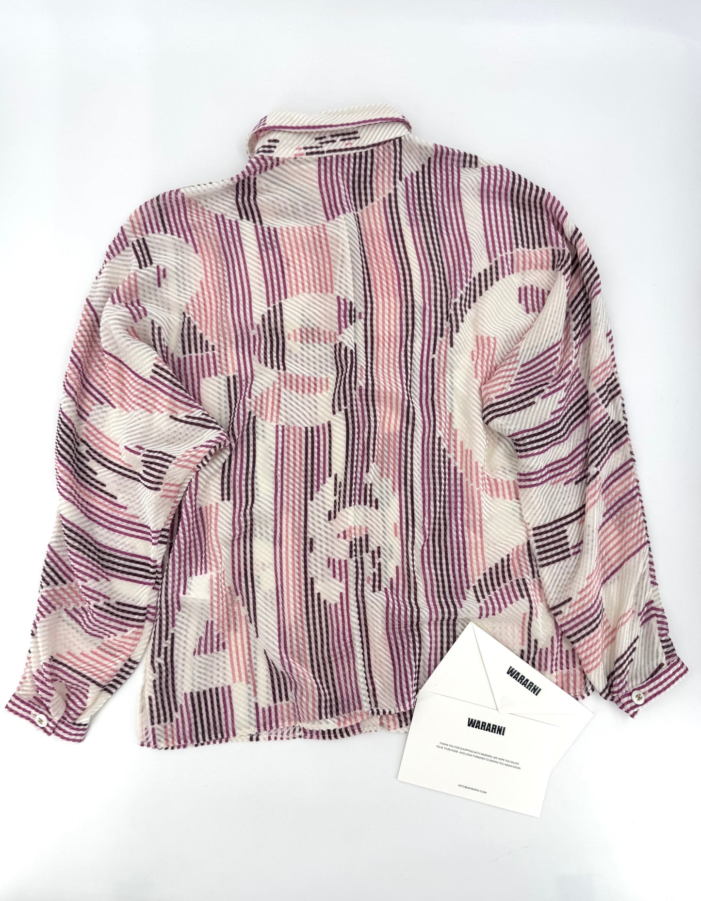 Chanel 23B Pink & White Shirt