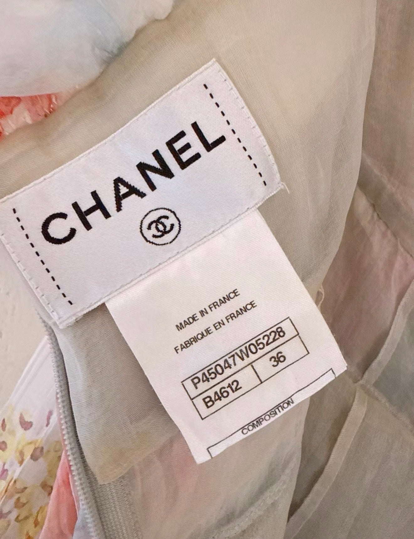 Chanel 13C Bow silk dress
