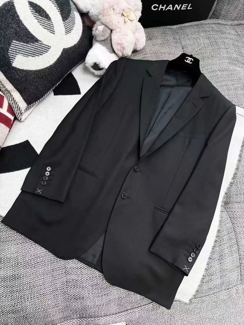 Celine black classic oversized blazer