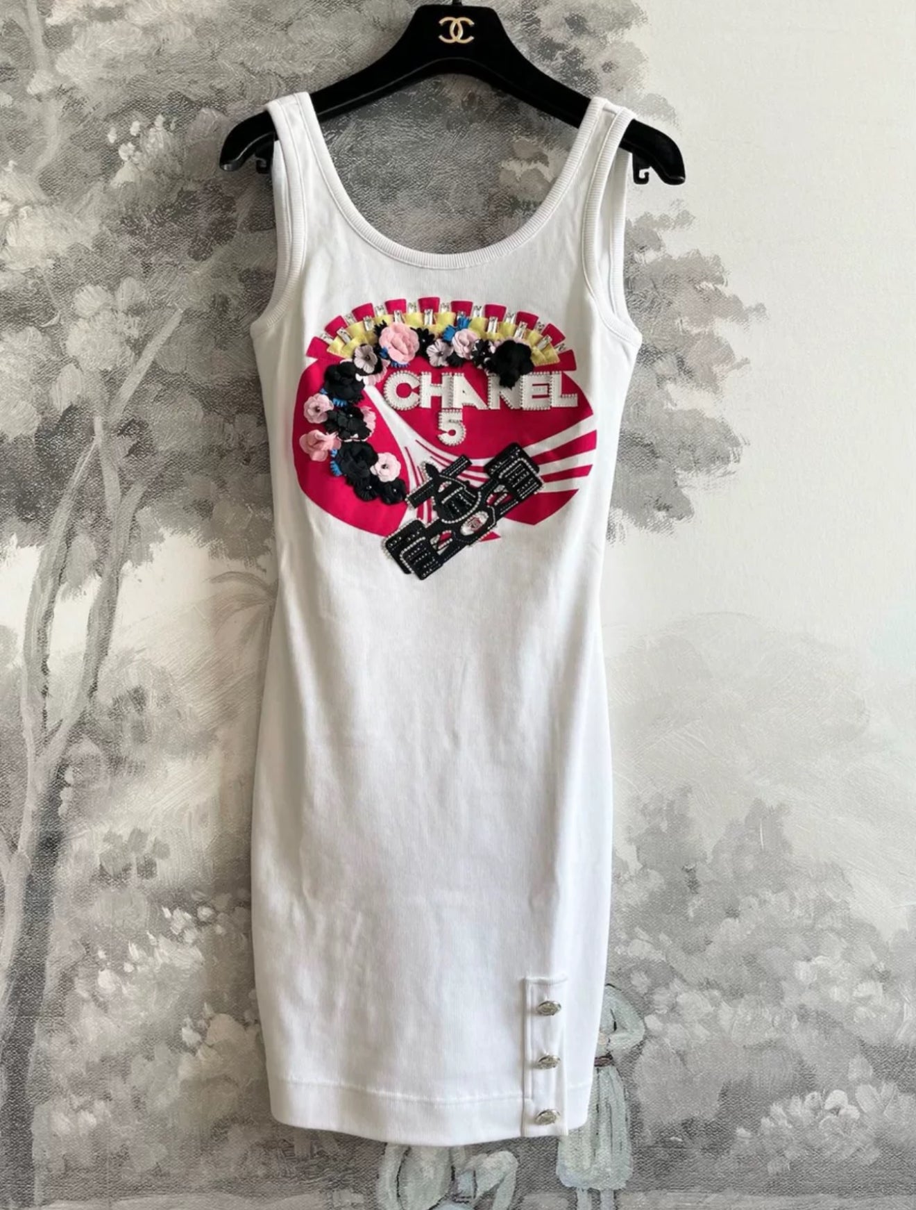 Chanel 23C F1 white dress – Wararni.com