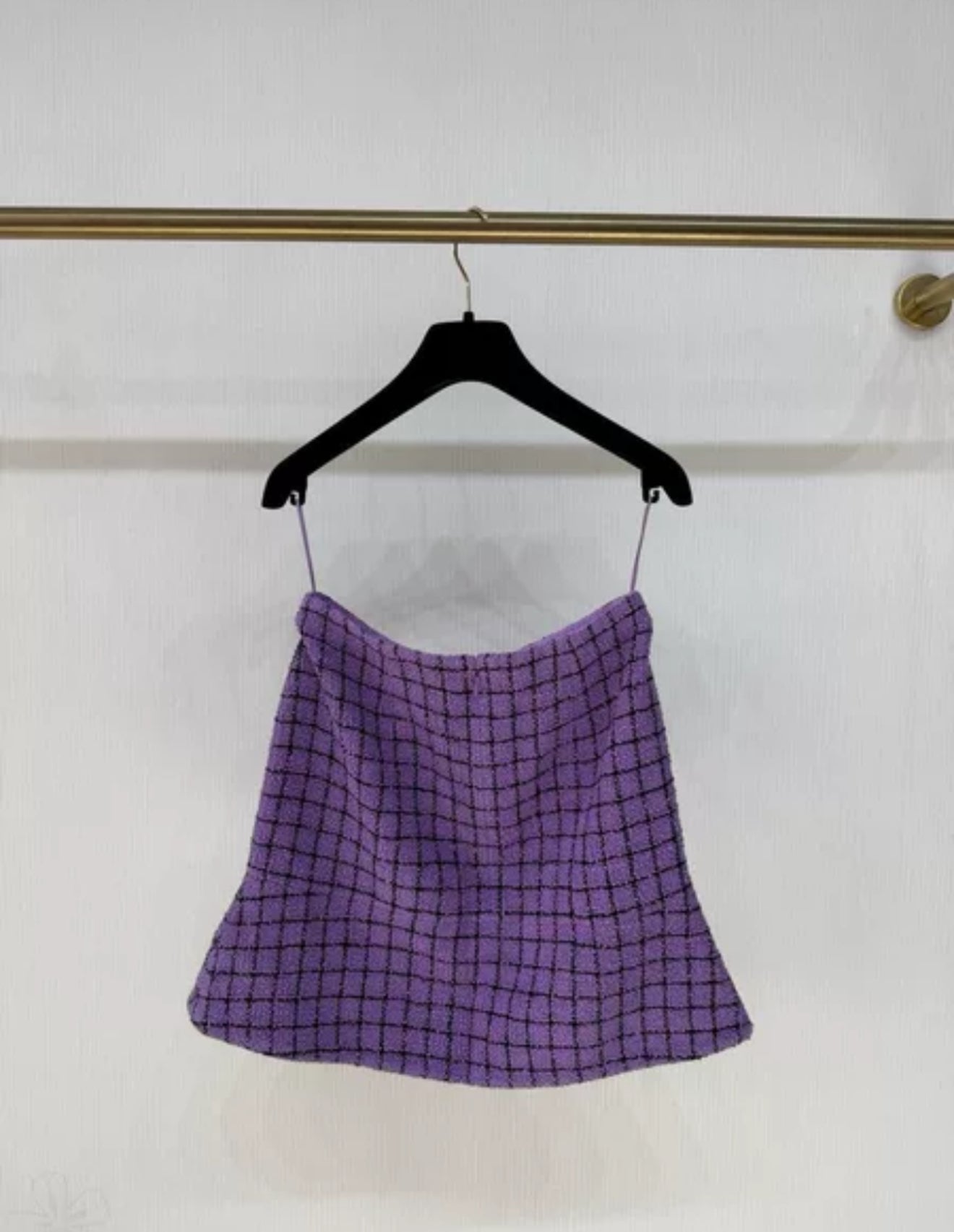 Chanel 22S purple skirt