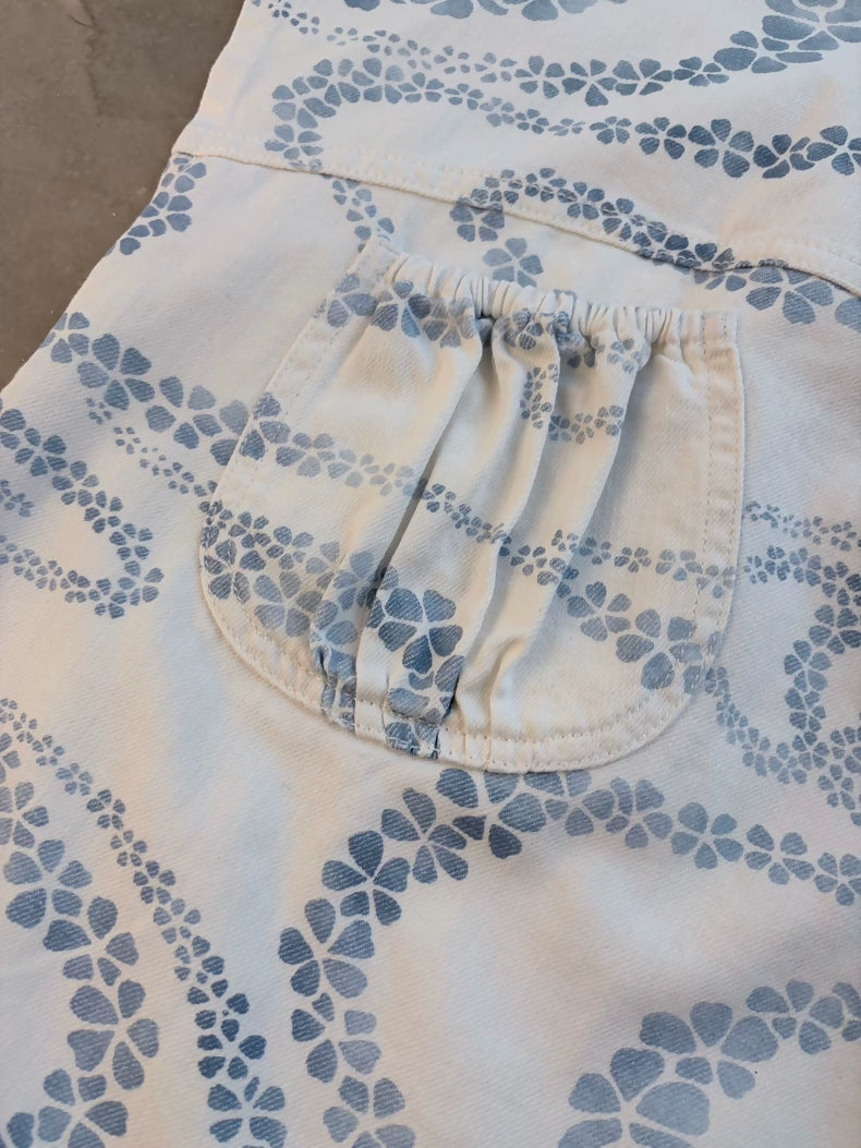 Chanel 25M Denim blue white T-Shirt