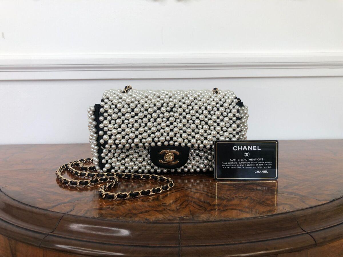 Chanel 19S Pearl Mini Rectangular Flap Bag – Wararni.com