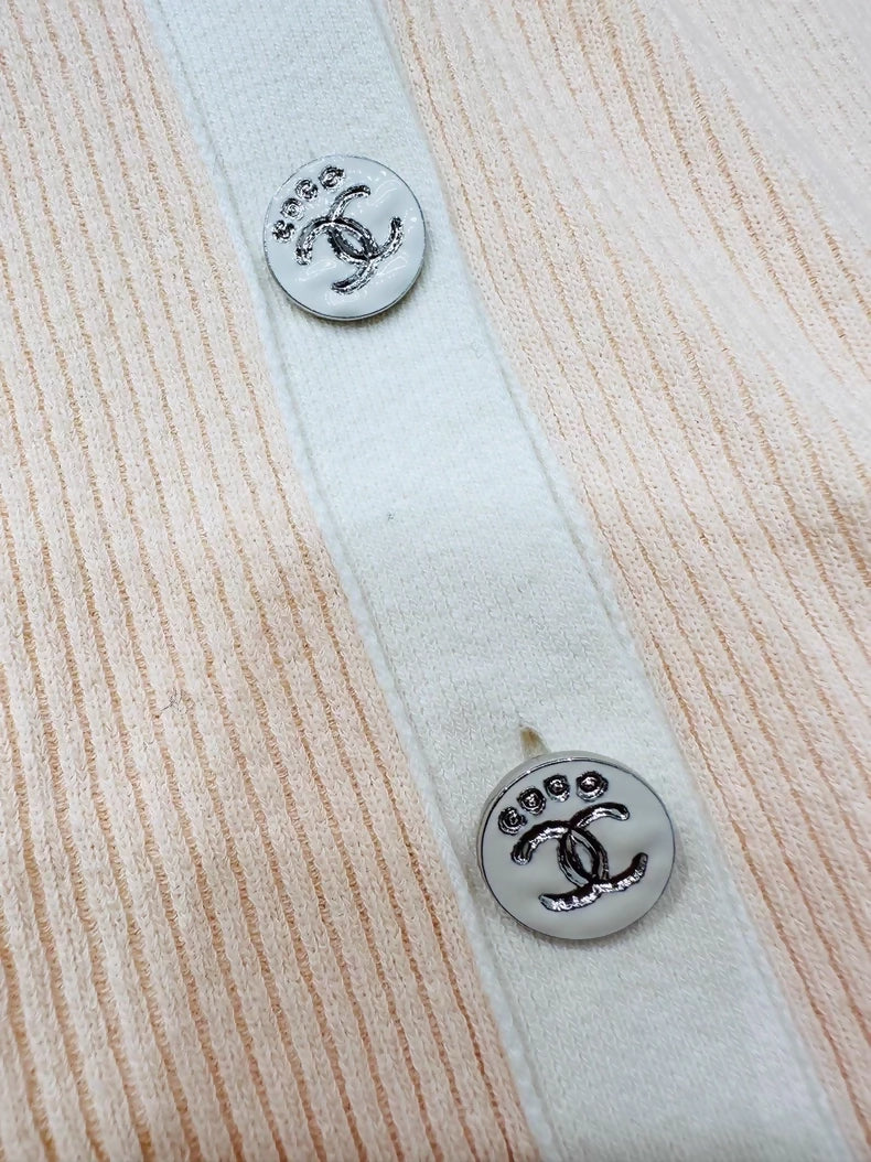 Chanel 25M yellow cardigan