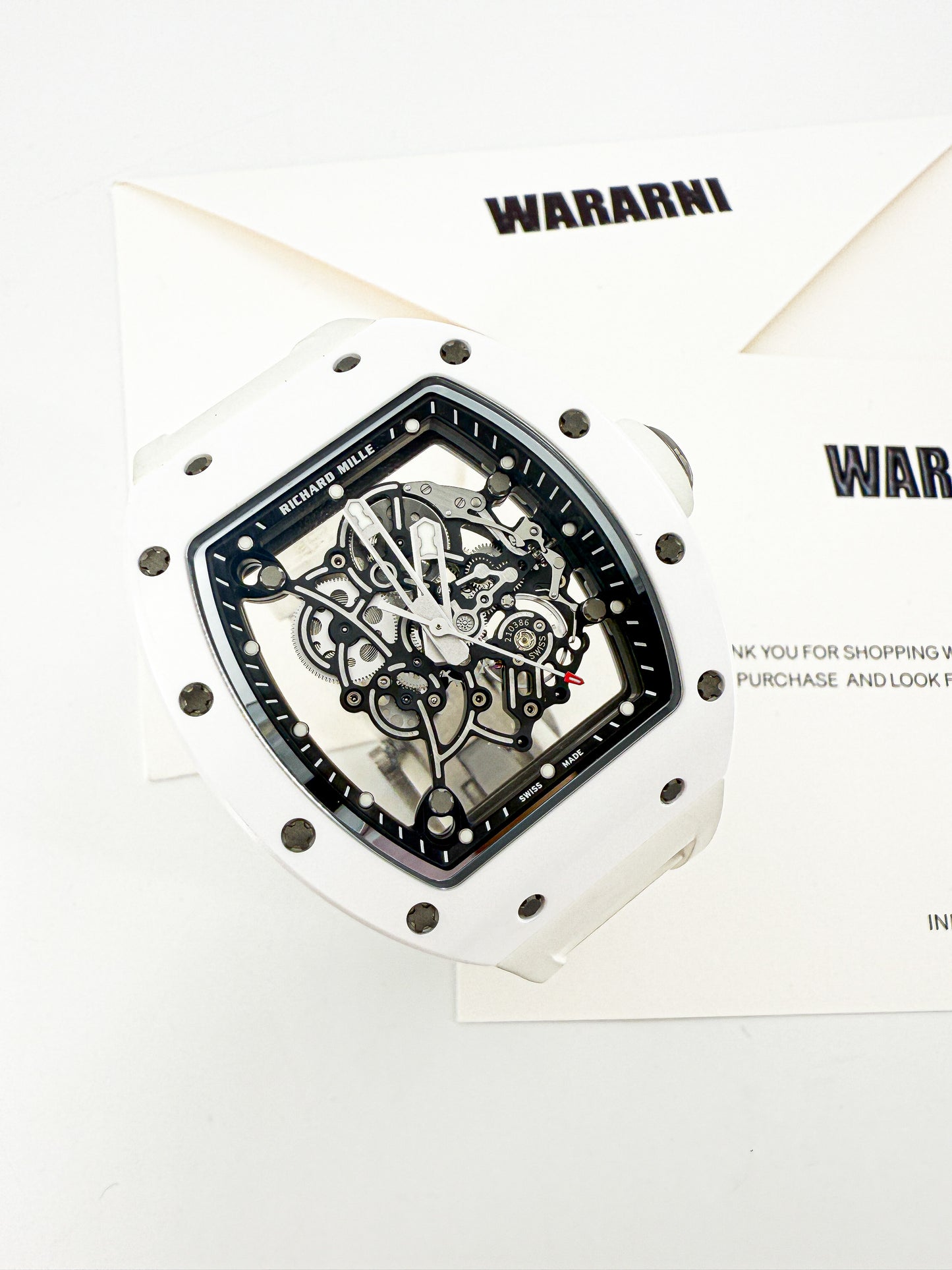 Richard Mille RM 055 Bubba Watson White Ceramic