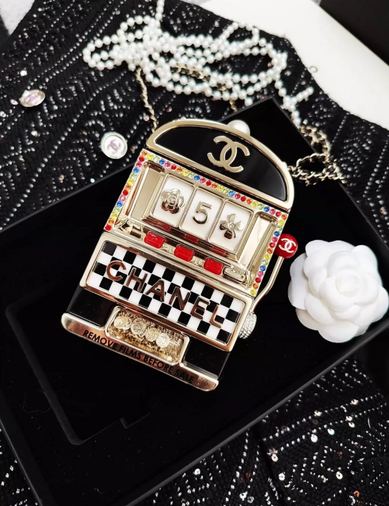 Chanel 23C Monaco Slot Machine Casino Minaudière Evening Clutch