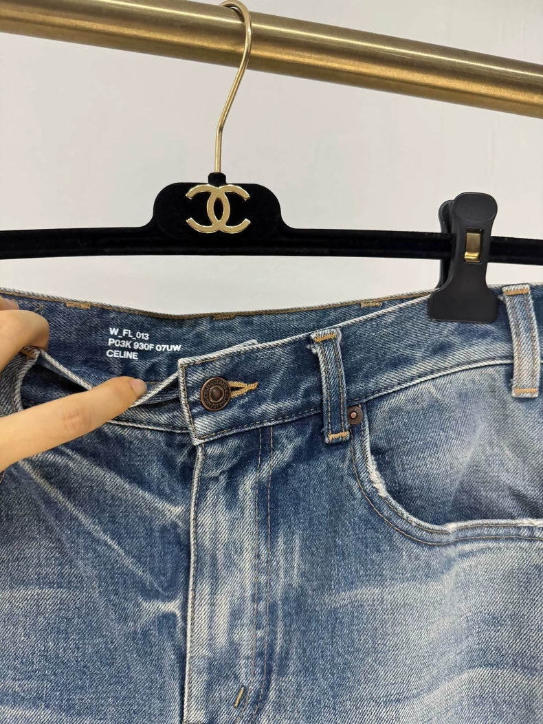 Celine 2025 New Classic flared cut and wide legs pants