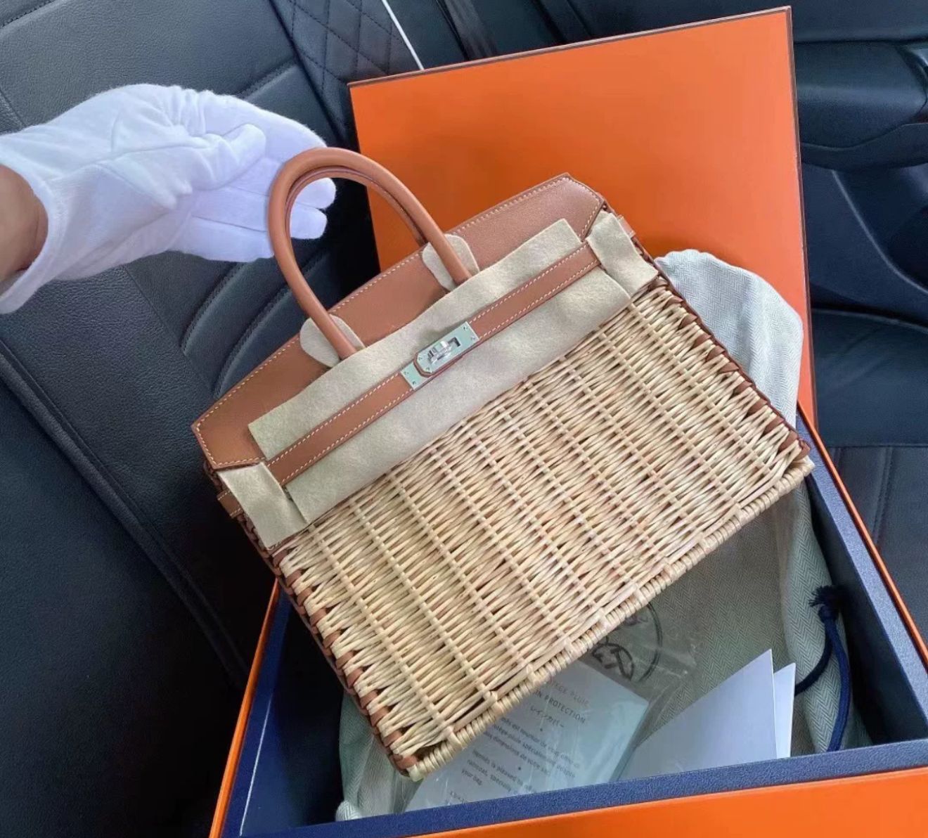 Hermès Picnic Birkin 25 Barenia Palladium Hardware – Wararni.com
