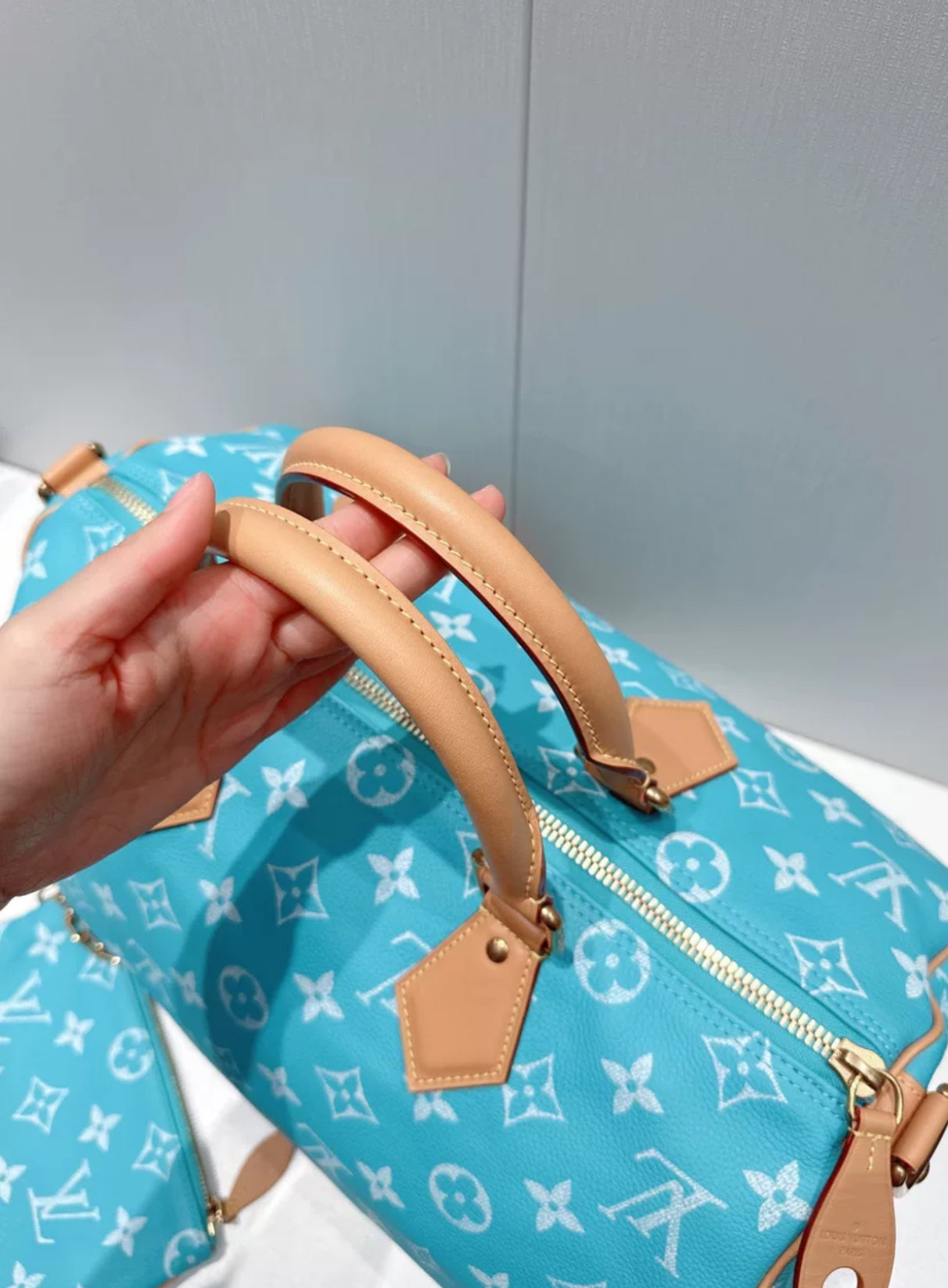 Louis Vuitton Speedy P9 Bandoulière 40 Turquoise