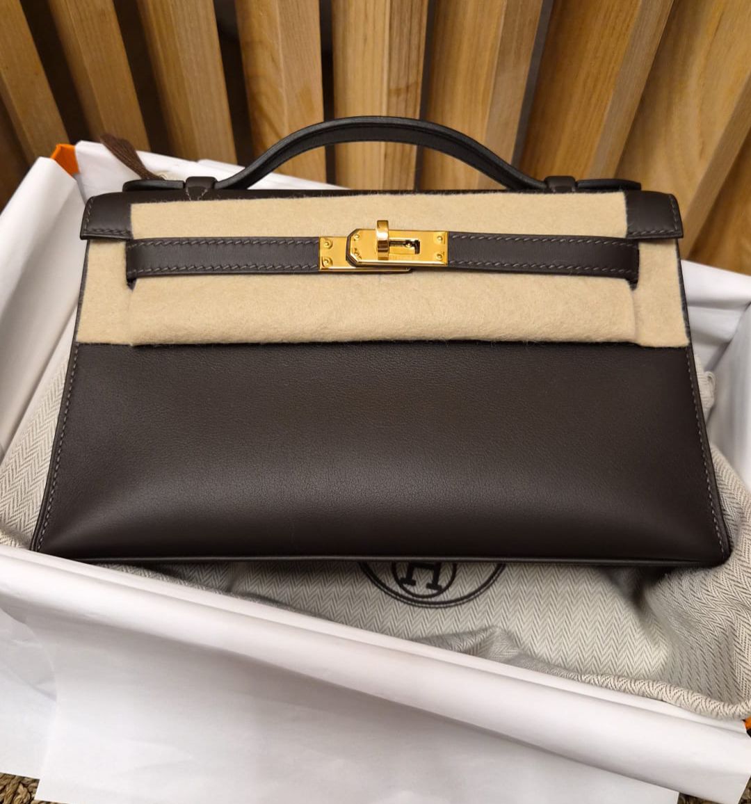Hermes Birkin 25 Craie TogoLeather Gold Harwdare