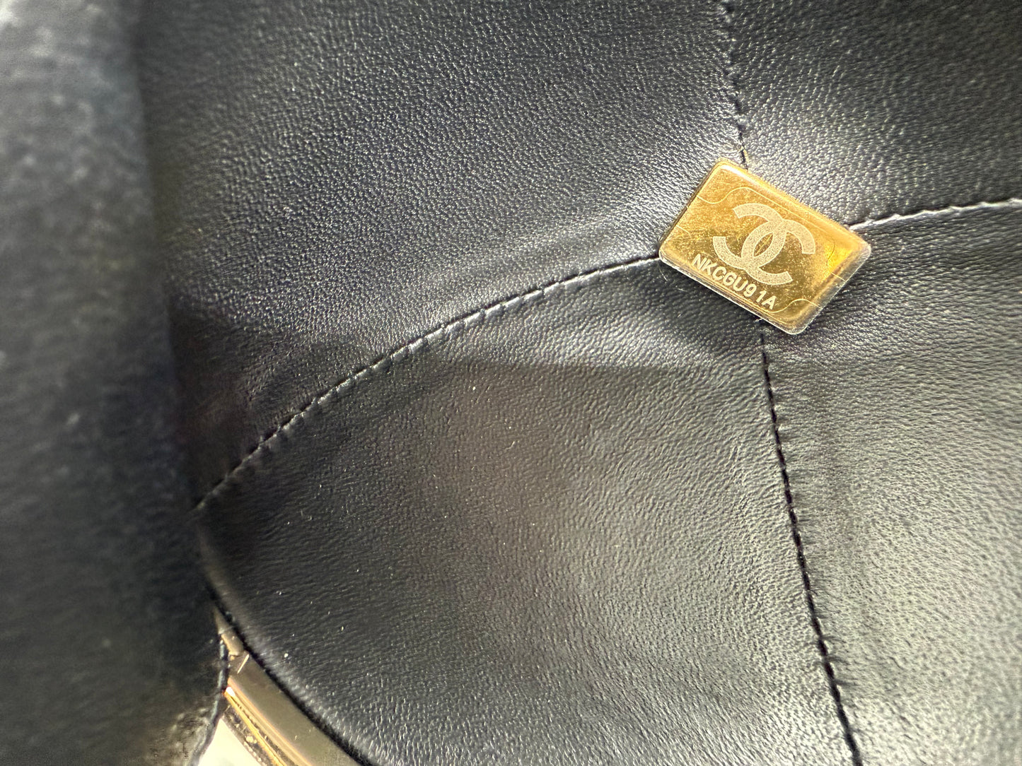 Chanel 23C Black & White Resin & Enamel Checker Sphere Minaudiere with Light Gold Hardware