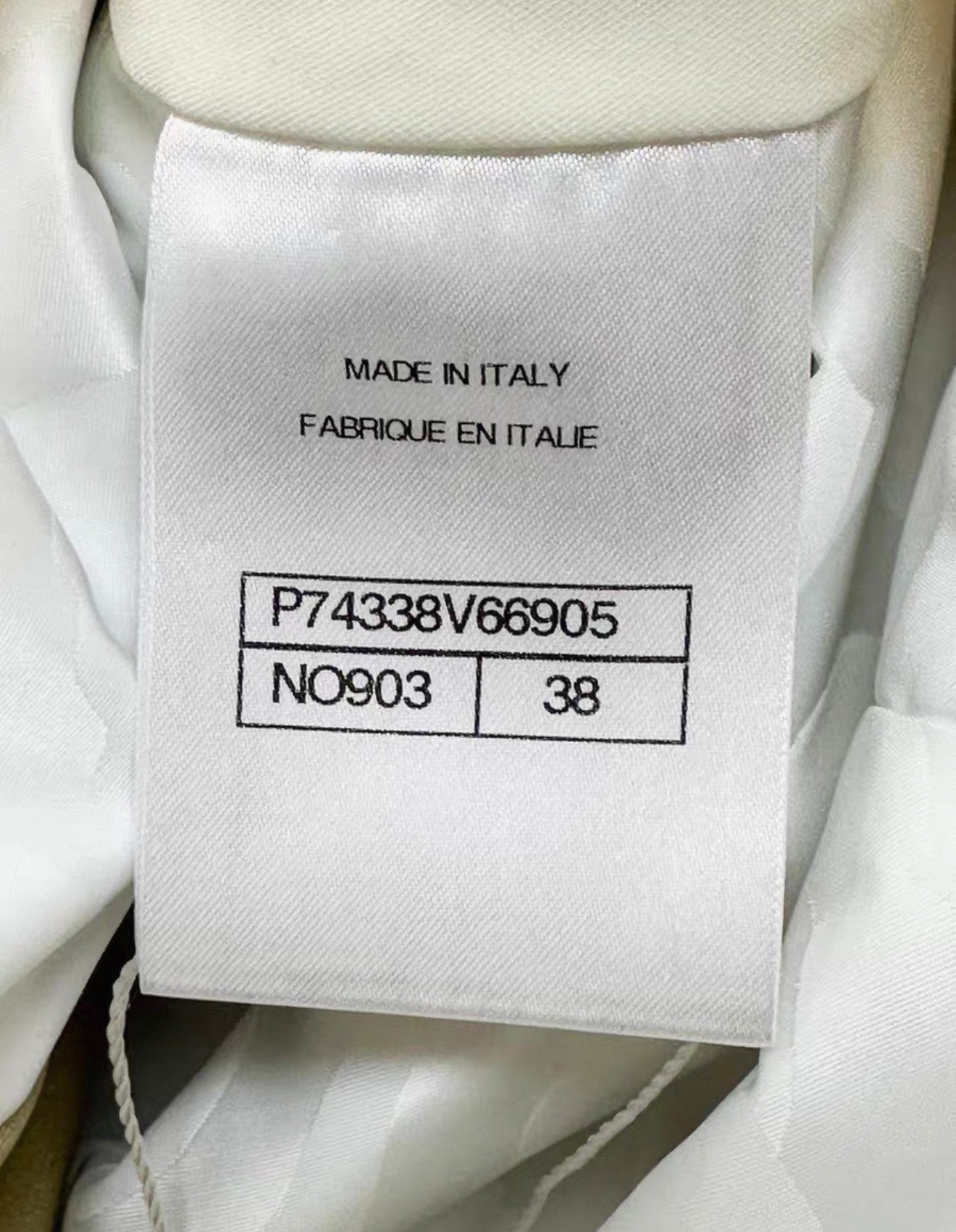 Chanel 23 iridescent champagne gold hooded down jacket