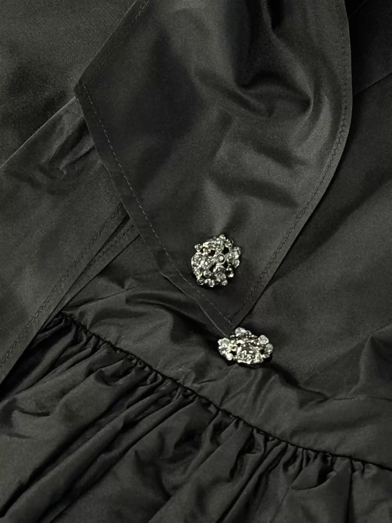 Chanel 26C black Dress Cape