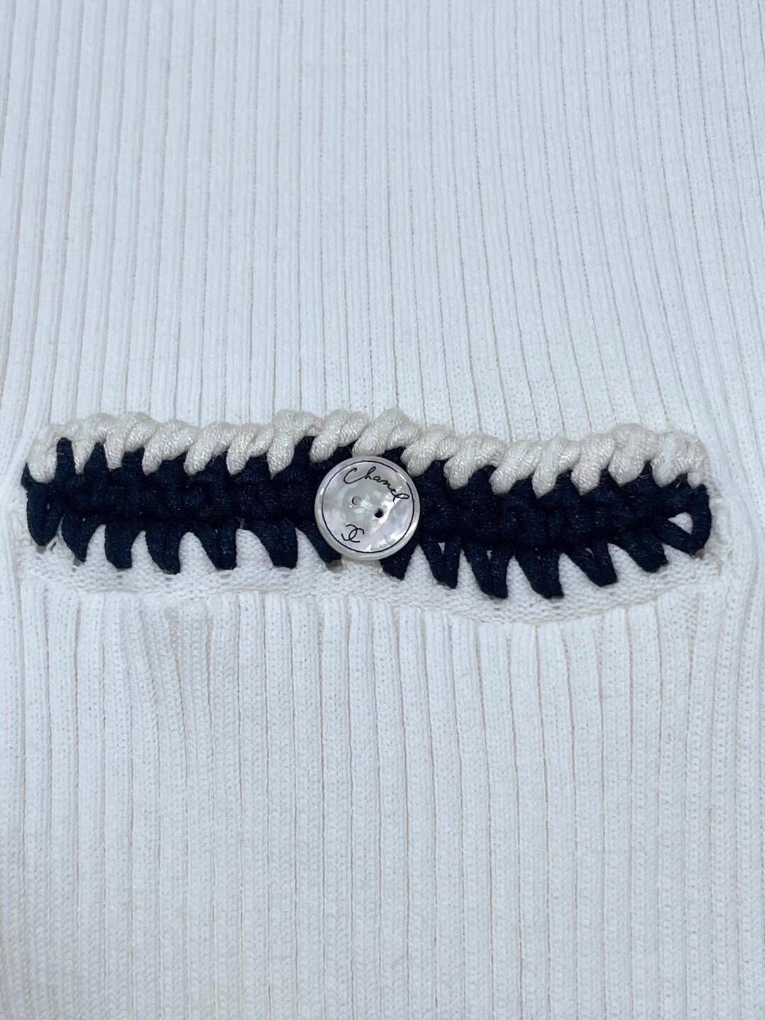 Chanel 22C white dress