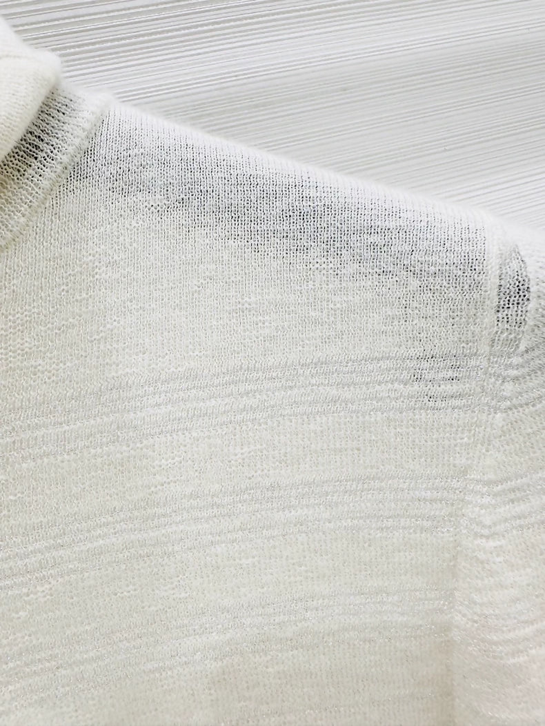 Chanel turtleneck sweater with embossed logo