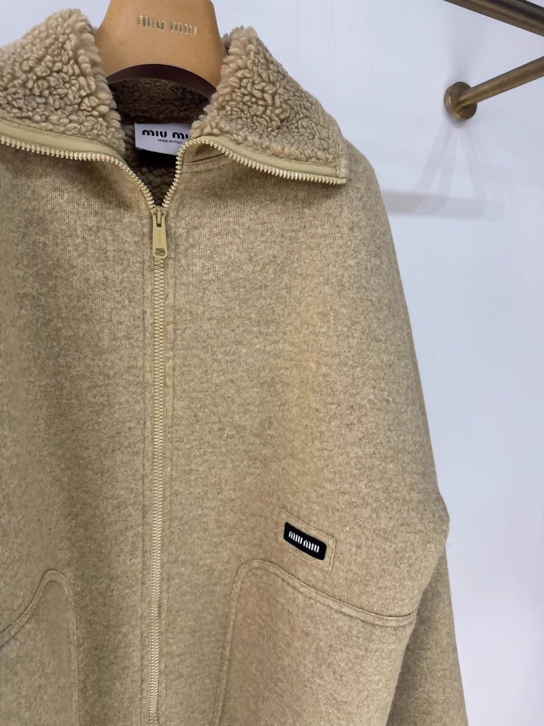 Miu miu Fall/Winter 2025 Teddy shearling Coat