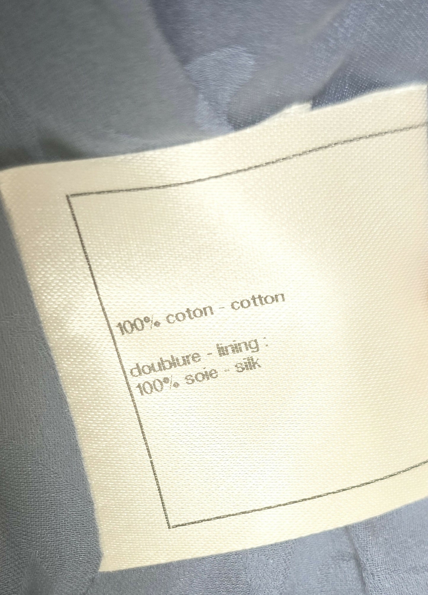 Chanel 13C Paris-Versailles Runway Blue Denim Braided Trim Jacket FR 38