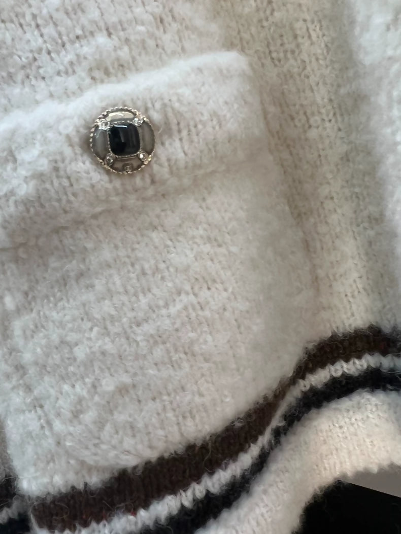 Chanel 25N Ski Collection pullover knit
