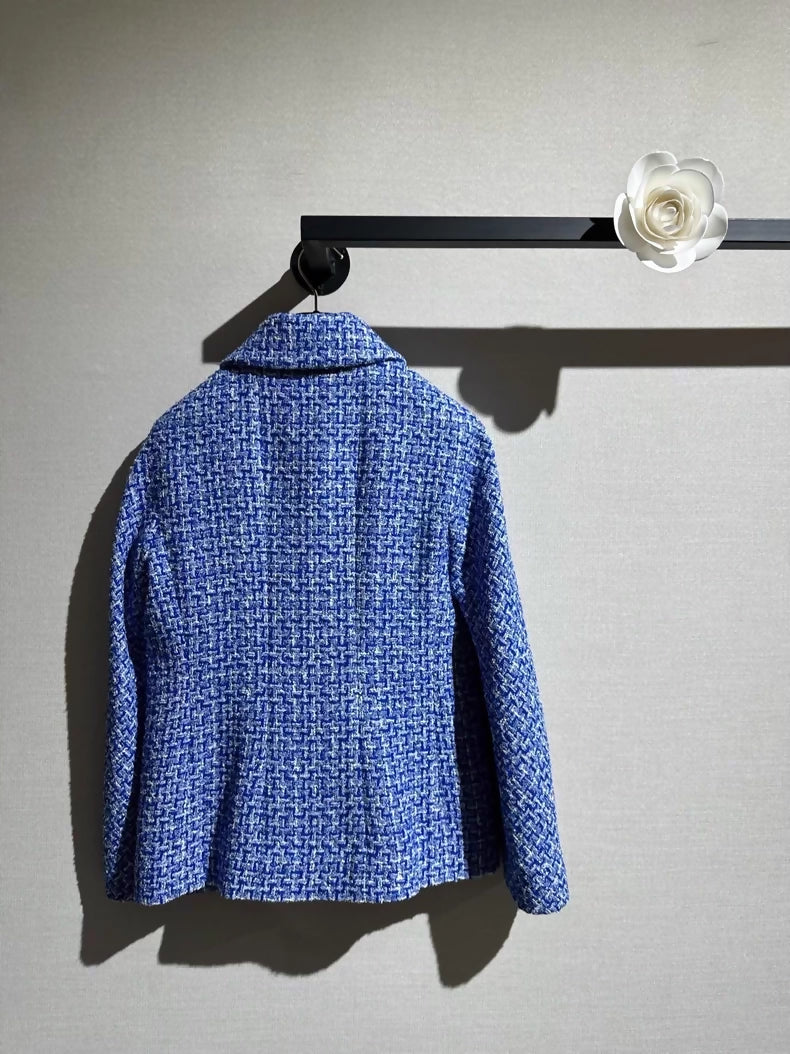 Chanel 23P Blue tweed Jacket