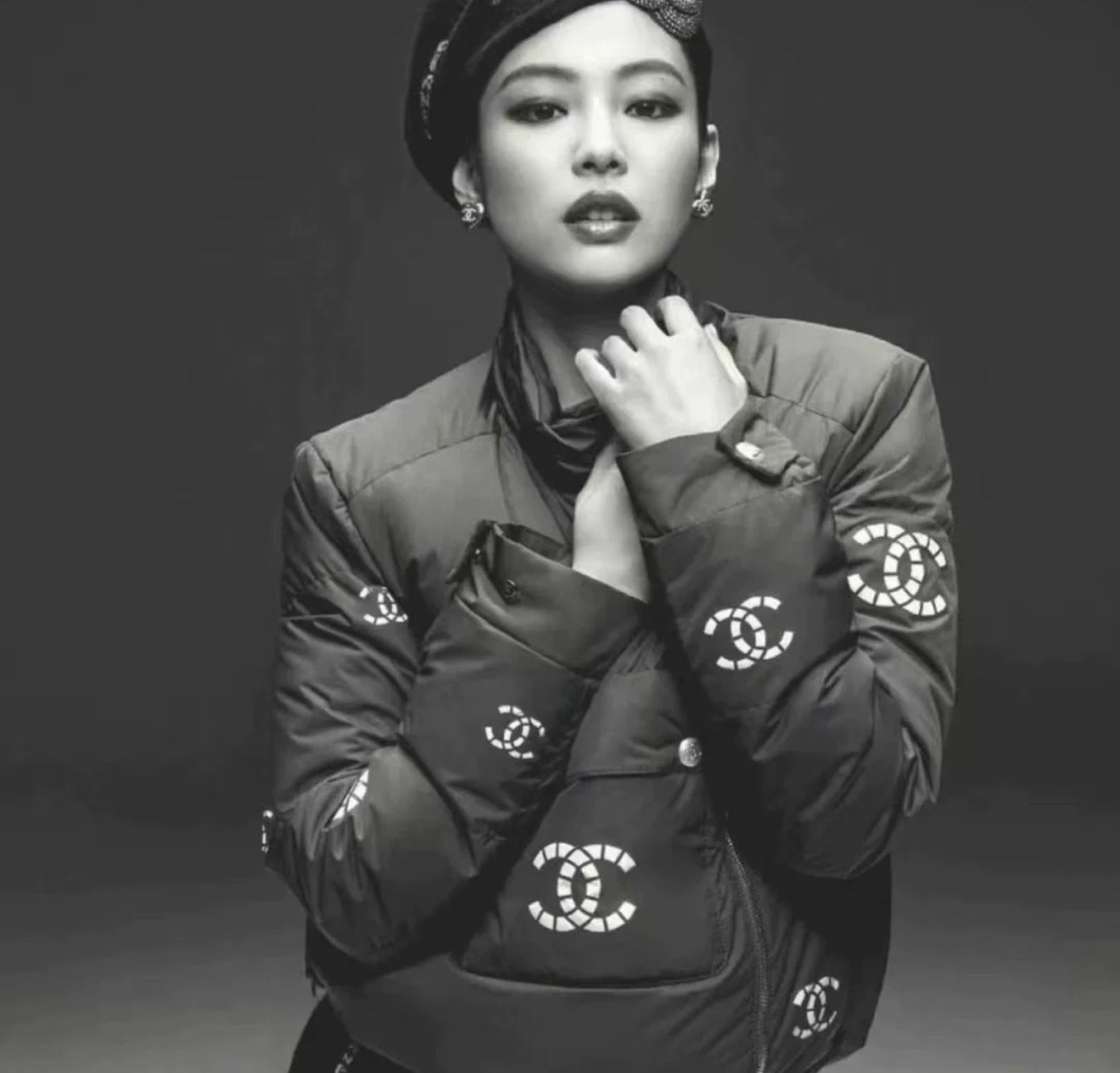 Chanel 21N coco neige ski series jacket