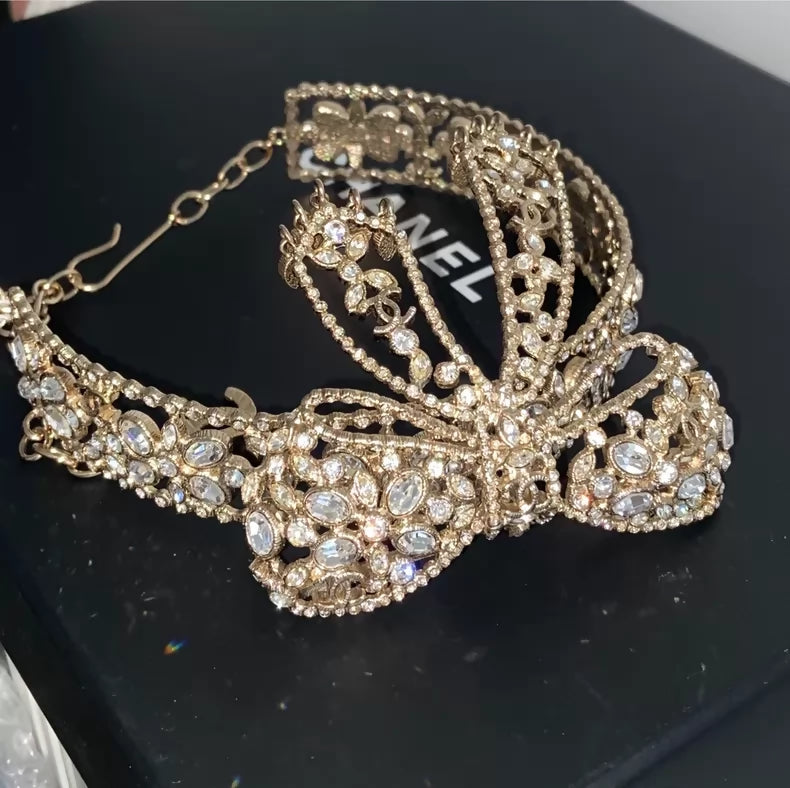 Chanel 15A Salzburg Collection Black Velvet Brooch