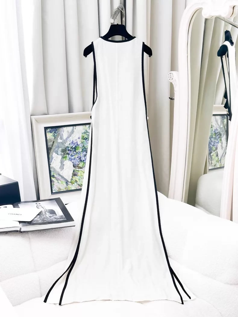 Chanel 21S Black and White dress