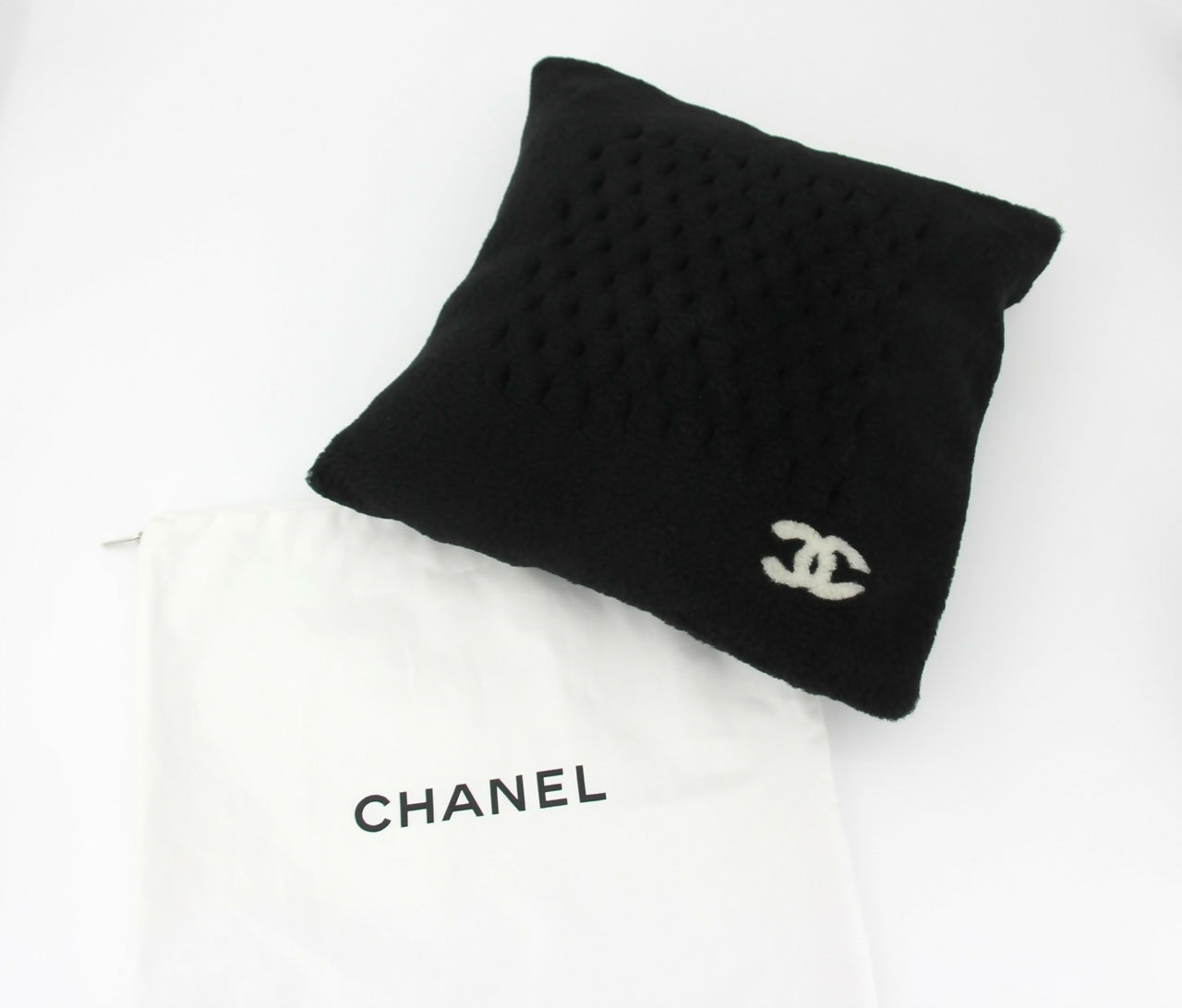 Chanel Coco Mark Cotton Cashmere Black Pillow Cushion – Wararni.com
