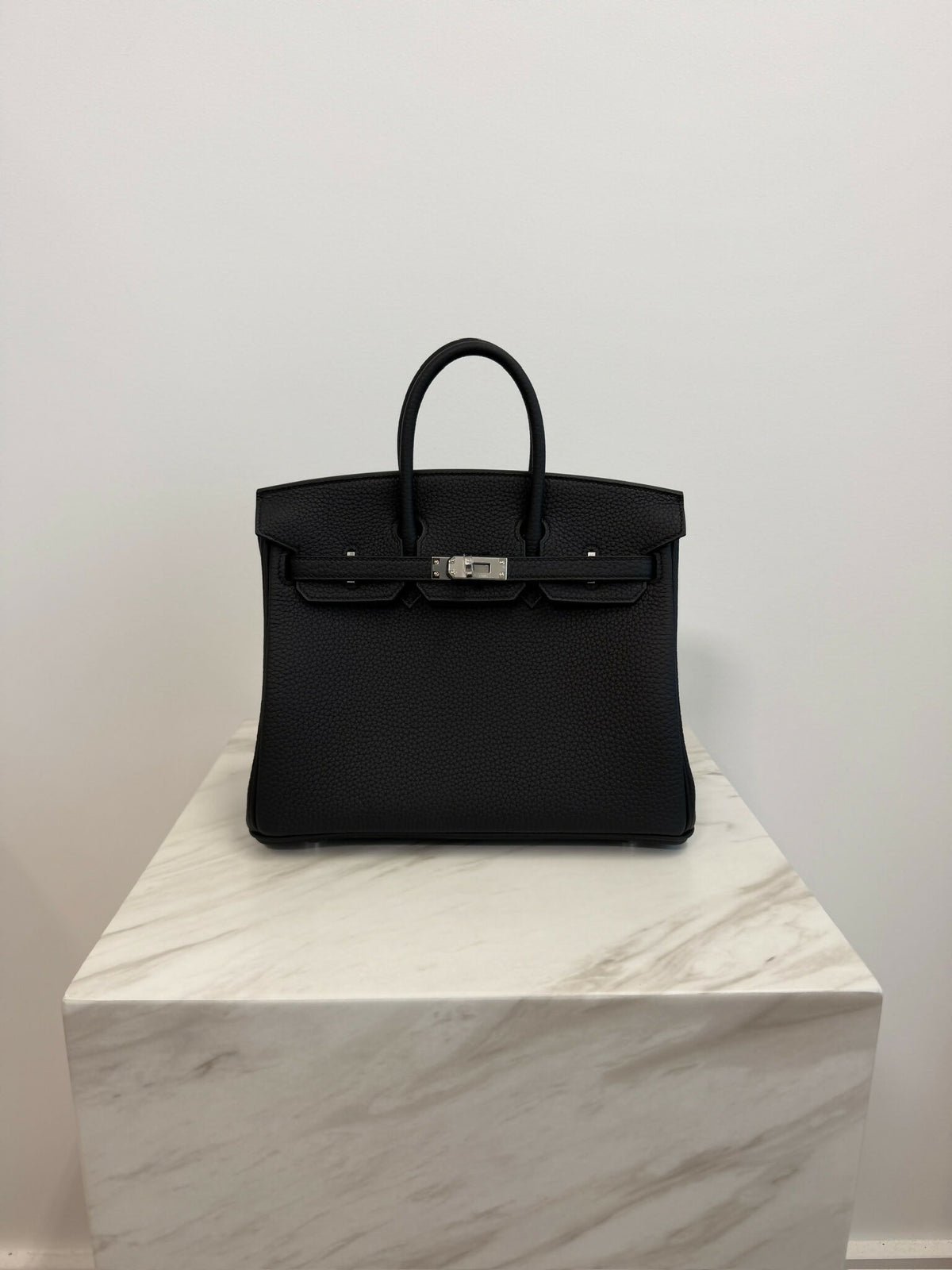 Hermès Birkin 25 Black Togo Palladium hardware