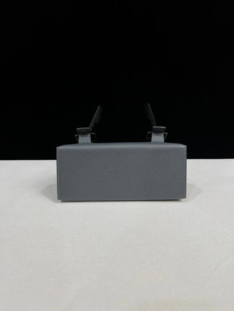 Hermes Kelly Doll Picto Gris Misty/Gris Meyer/Vert Fizz/Noir/Alezan Epsom palladium hardware