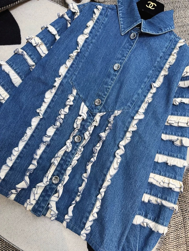 Chanel 20S blue denim jacket
