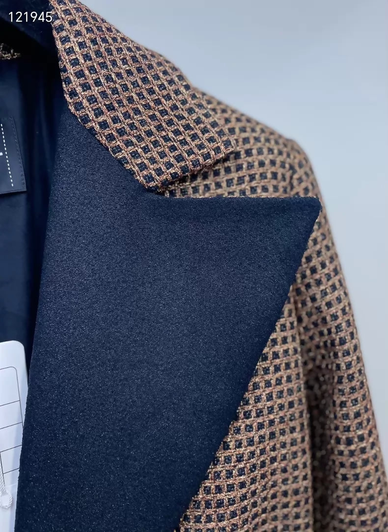 Chanel 24C Gold tweed Coat