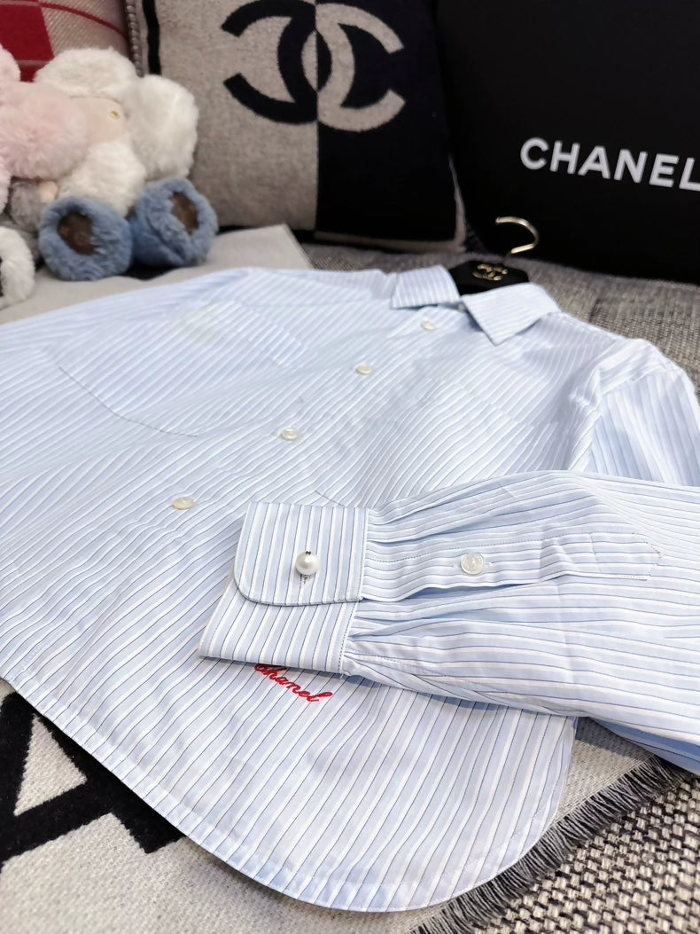 Chanel 26S blue shirt