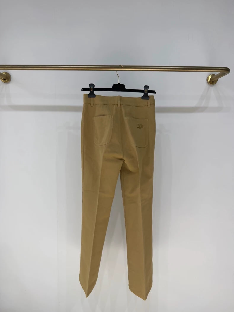 Loro Piana linen flared casual pants