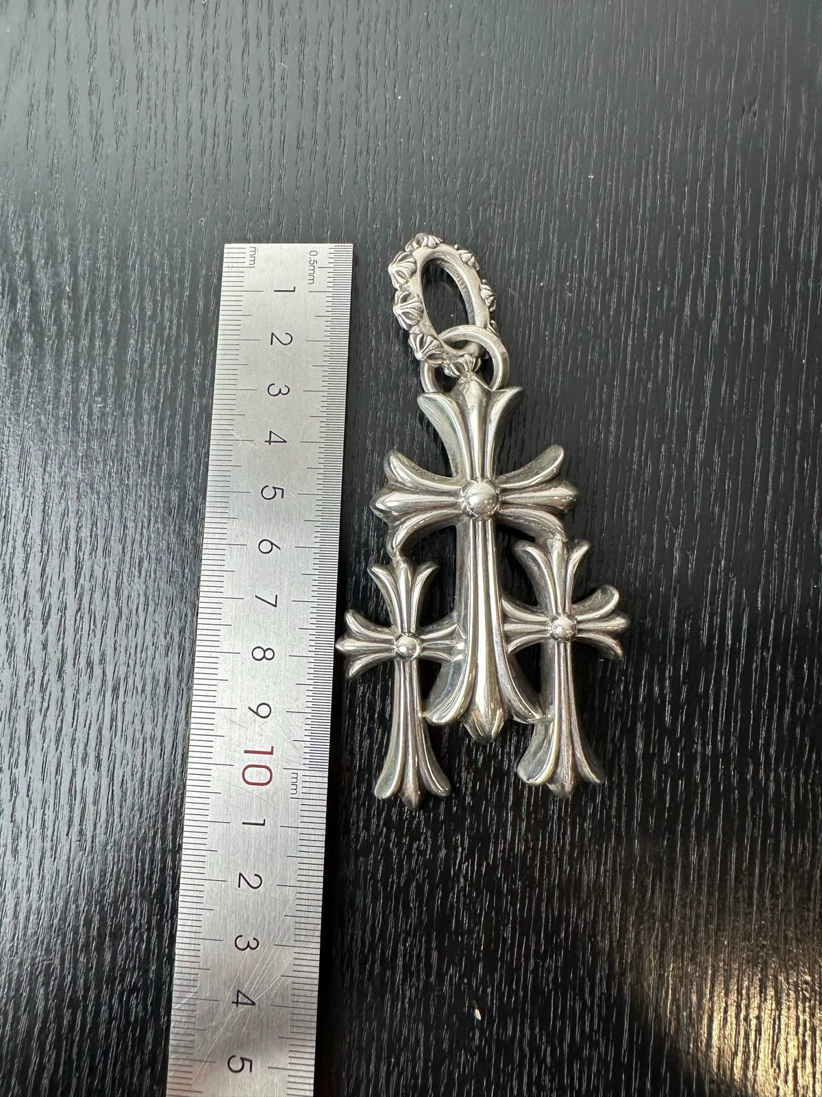 Chrome Hearts Three Crosses pendant