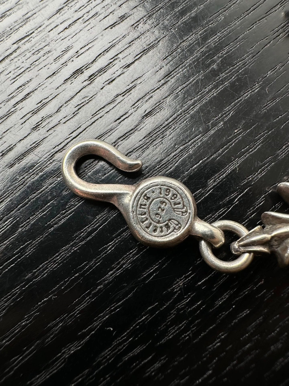 Chrome Hearts Sterling Silver Plus Cross Necklace