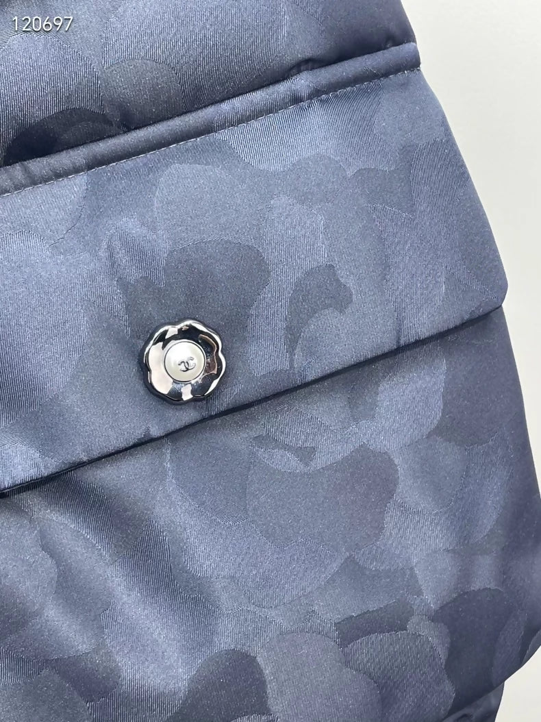 Chanel 24N Ski Collection blue Down Jacket