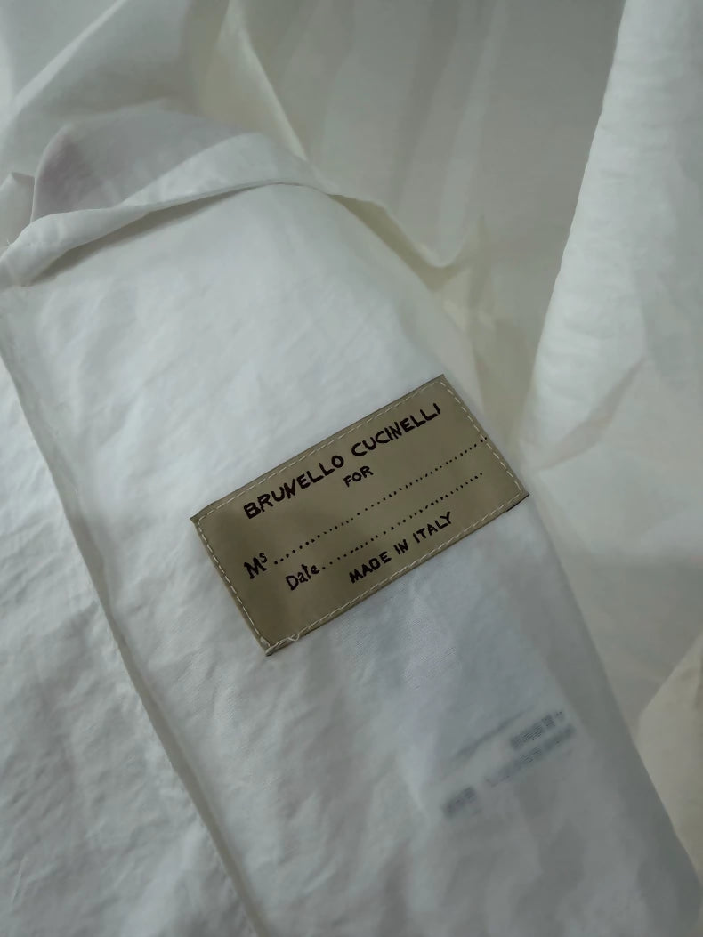 Brunello Cucinelli 2026 white vest cardigan