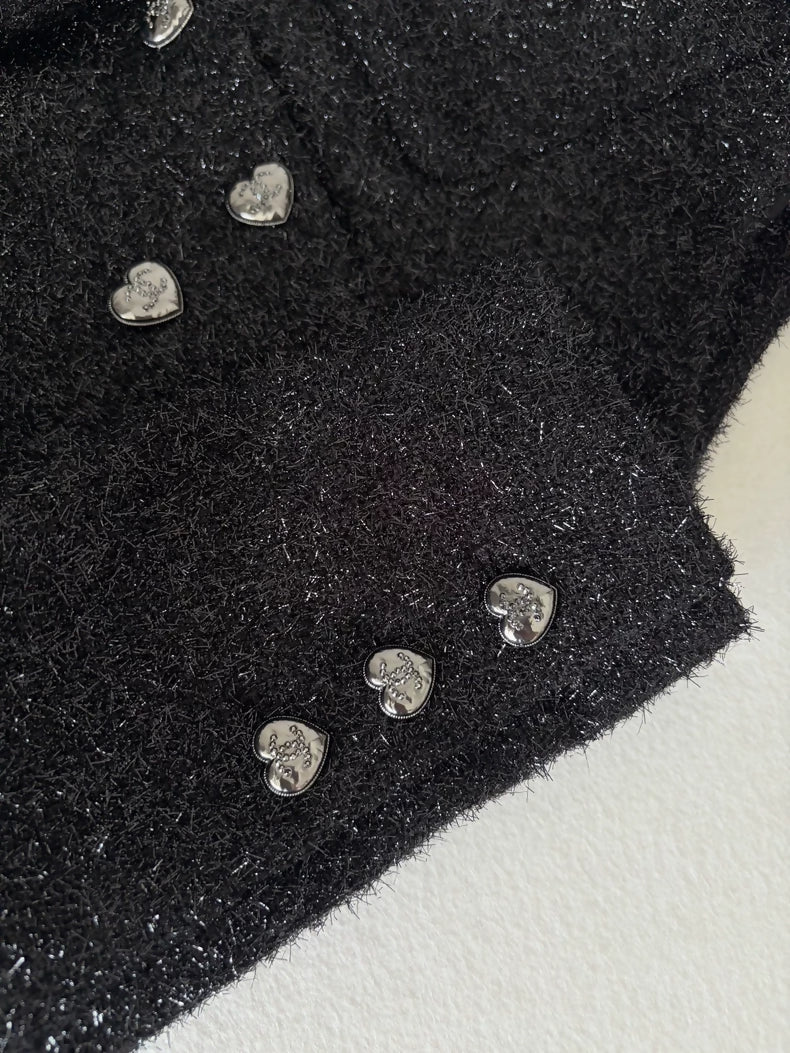 Chanel 21B Black tweed Jacket