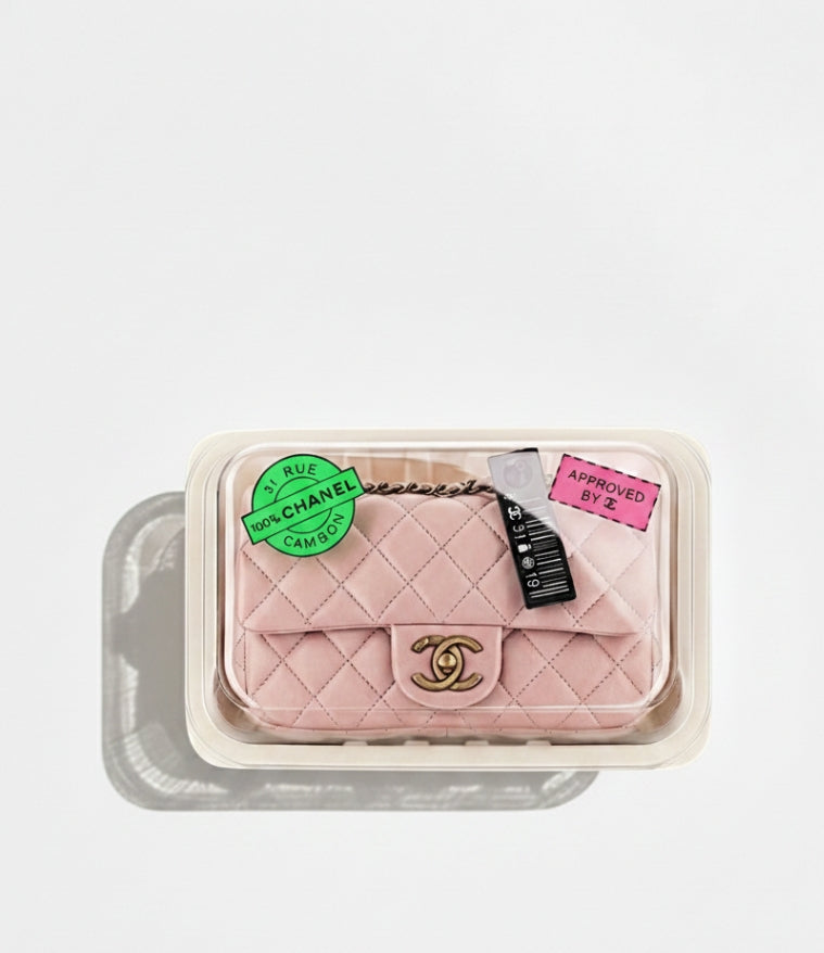 Chanel Fall/Winter 2014 Pink Meat Packaged Flap Bag