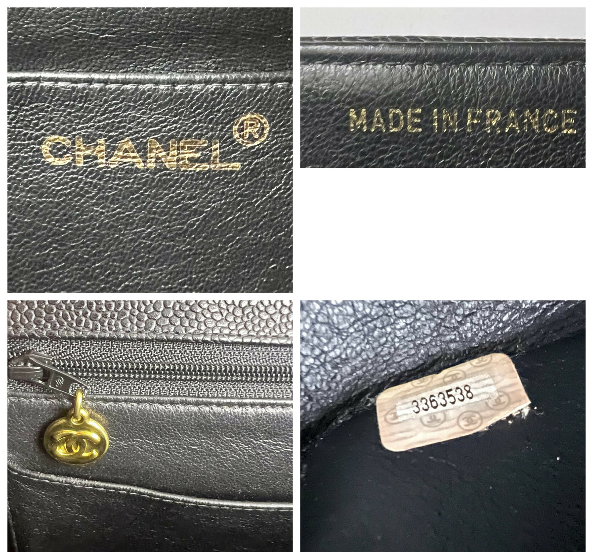 CHANEL VINTAGE 90s BLACK CAVIAR JUMBO KELLY VERTICAL FLAP BAG 24K GHW