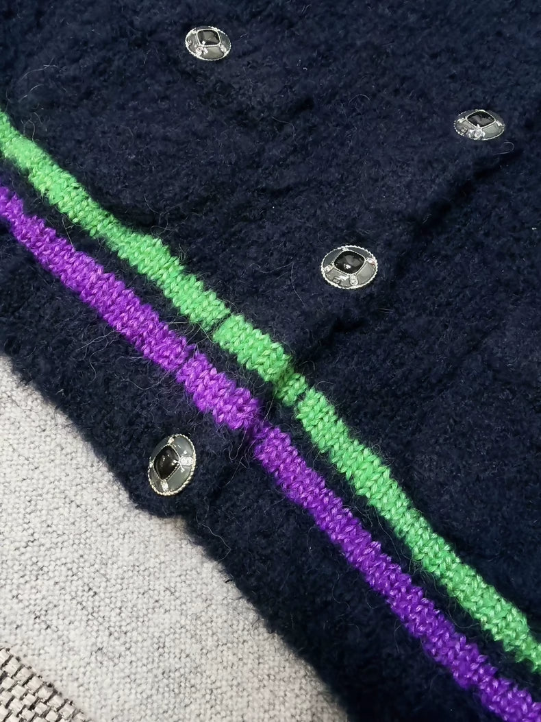 Chanel 25N Deep Blue Cardigan