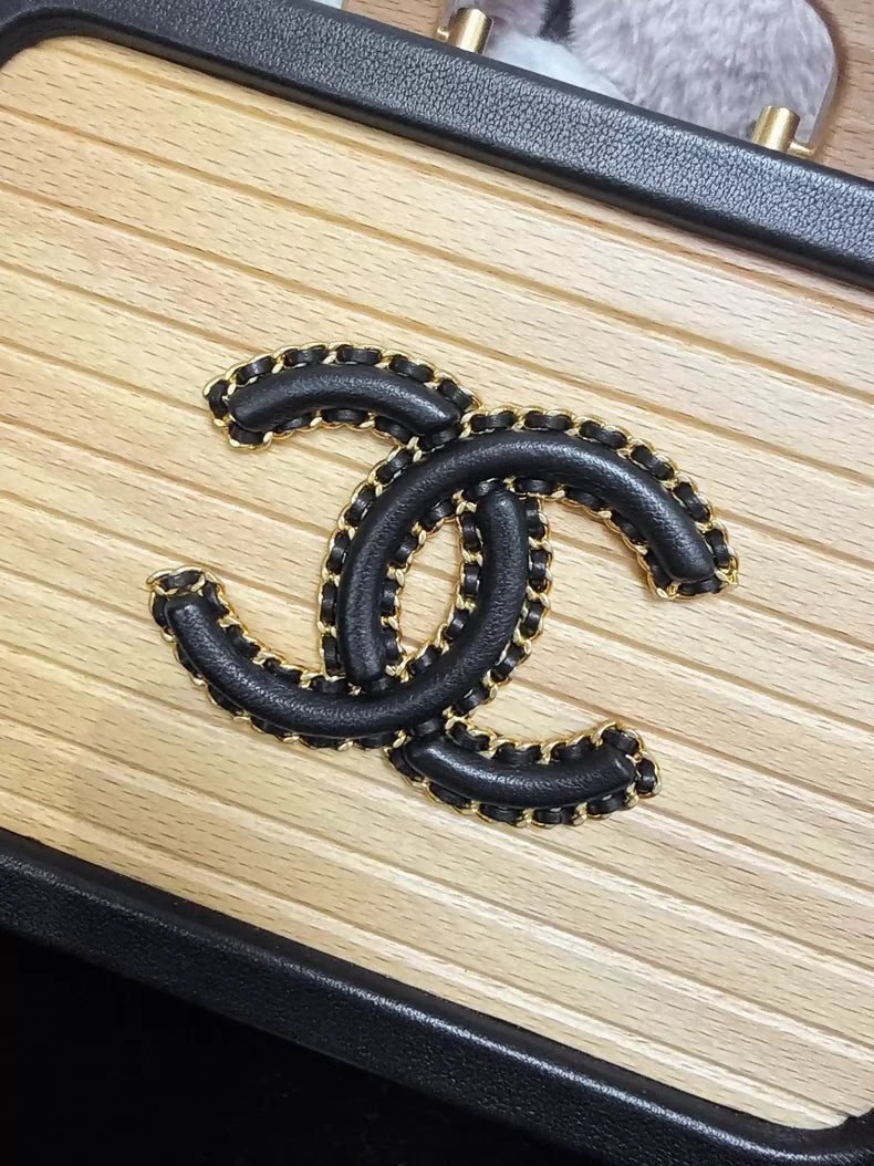 Chanel 22C Square Wooden Bag